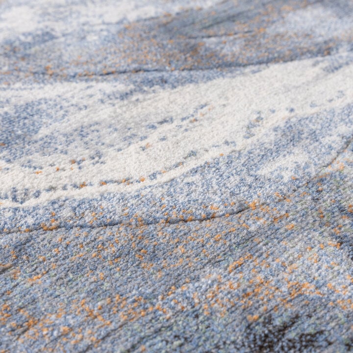 Teppich Abstrakt - Xavier Wave Blau Grau - 3