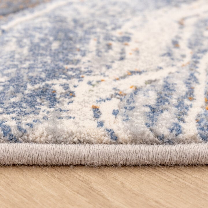Teppich Abstrakt - Xavier Wave Blau Grau - 4