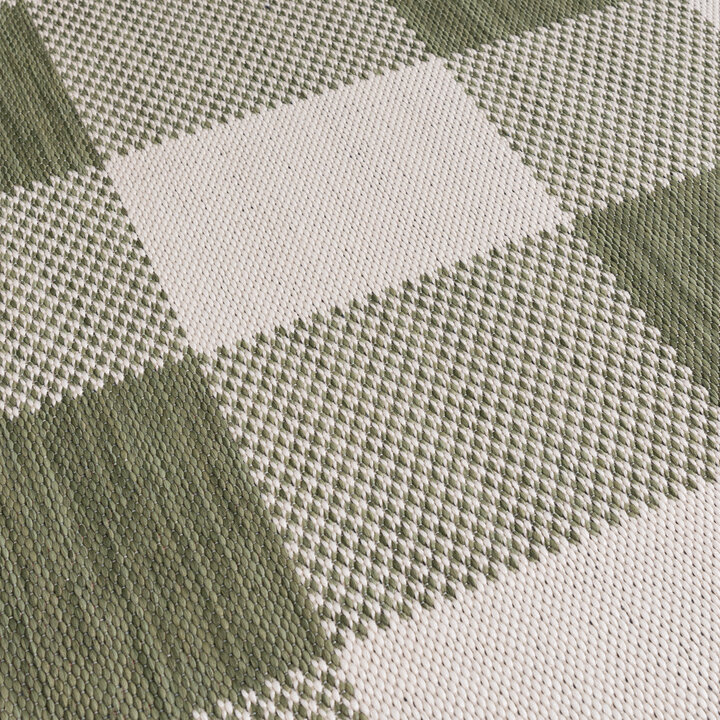 In- & Outdoor Teppich - Ranch Checkerboard Grün - 3
