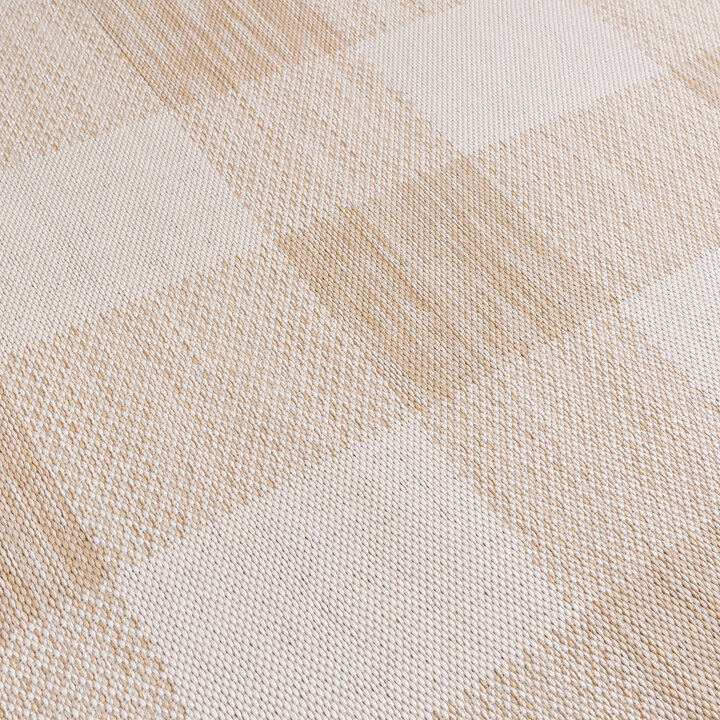 In- & Outdoor Teppich - Ranch Checkerboard Beige - 3
