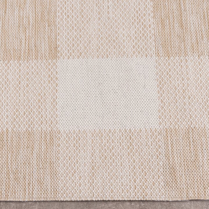 In- & Outdoor Teppich - Ranch Checkerboard Beige - 4