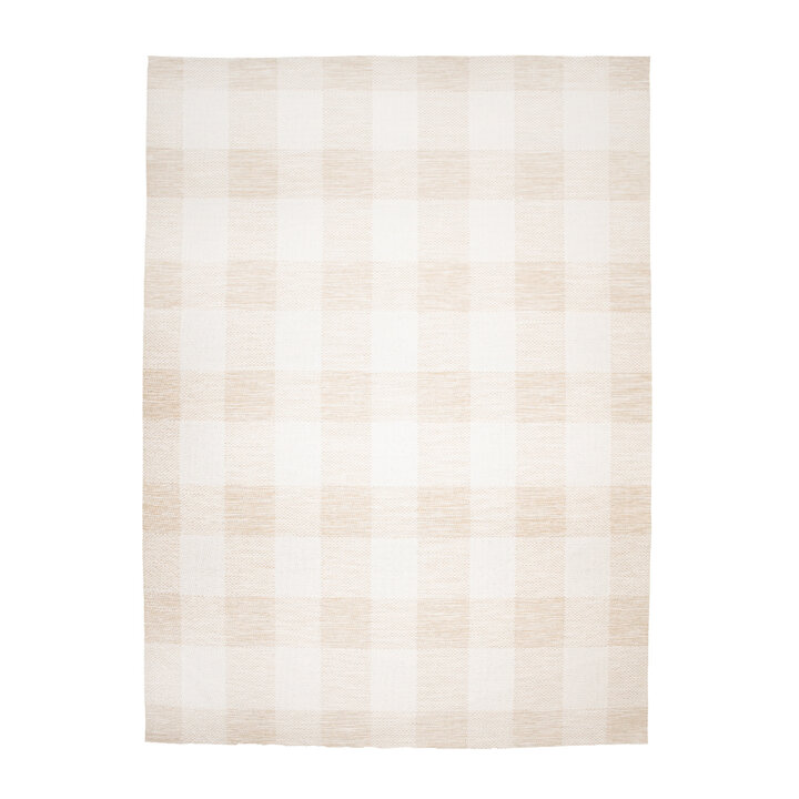 In- & Outdoor Teppich - Ranch Checkerboard Beige - 1