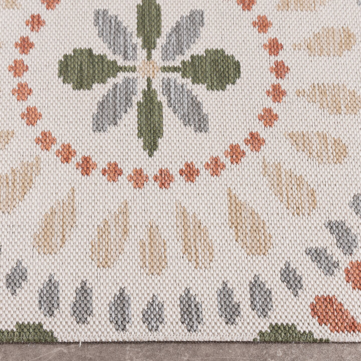 In- & Outdoor Teppich - Ranch Mandala Beige - 4
