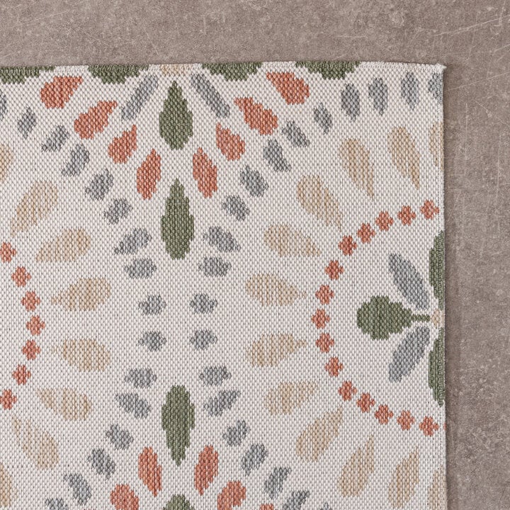 In- & Outdoor Teppich - Ranch Mandala Beige - 5