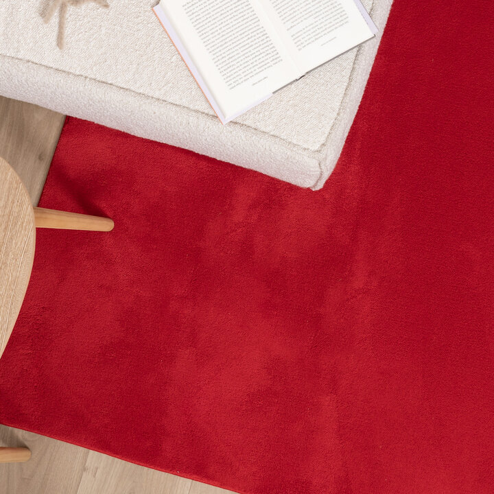 Waschbarer Teppich - Vivid Rot - 2