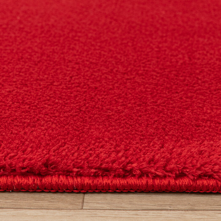 Waschbarer Teppich - Vivid Rot - 5