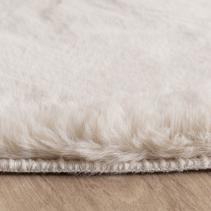 Hochflor Teppich - Comfy Supreme Pebble Creme - 5