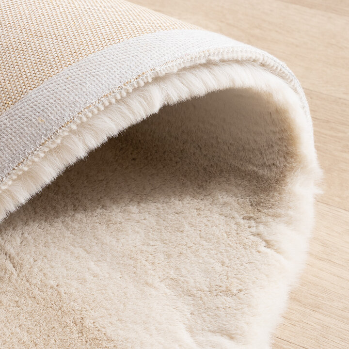 Hochflor Teppich - Comfy Supreme Pebble Creme - 6