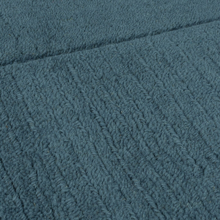 Einfarbiger Teppich - Tuscano Blau - 2