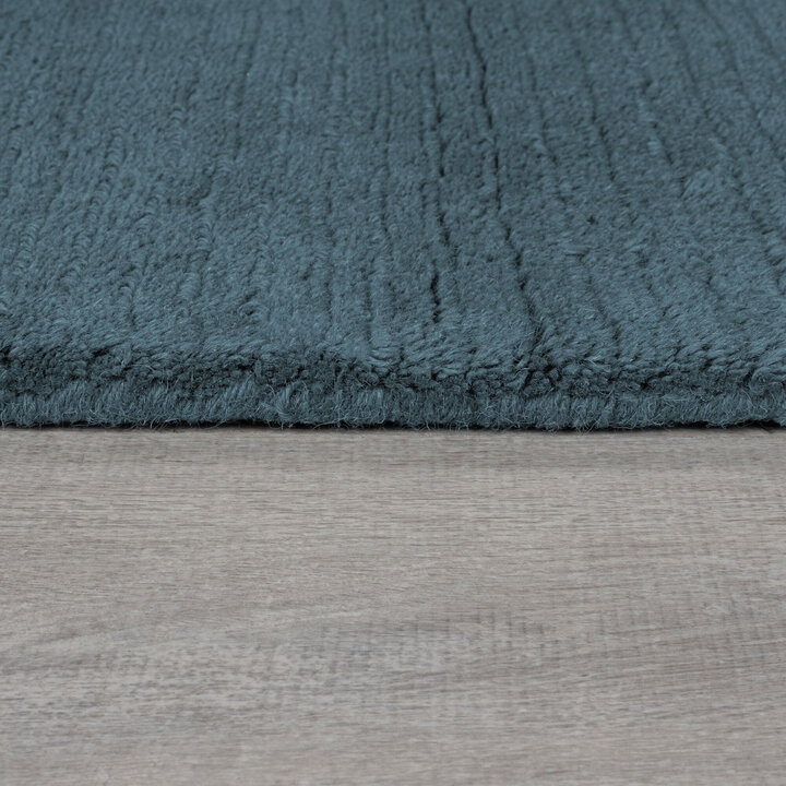 Einfarbiger Teppich - Tuscano Blau - 3