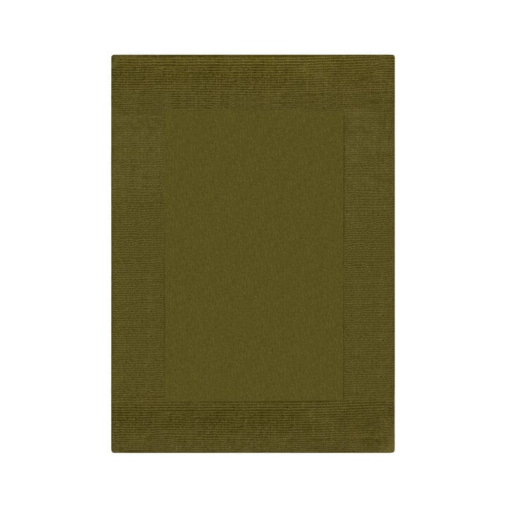 Einfarbiger Teppich - Tuscano Olivgrün - 1