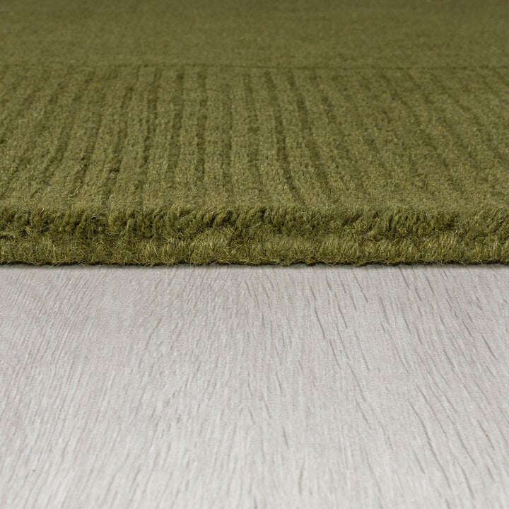 Einfarbiger Teppich - Tuscano Olivgrün - 3