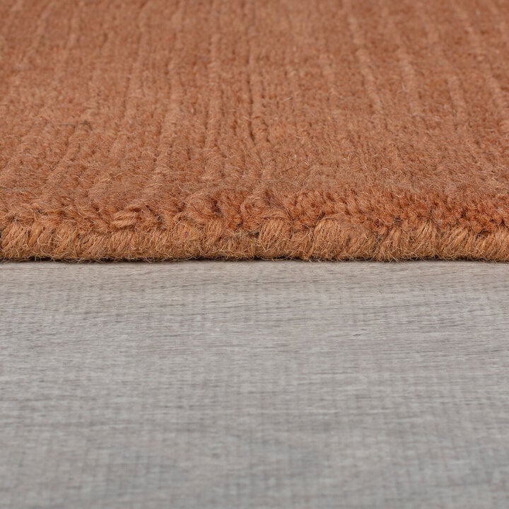Einfarbiger Teppich - Tuscano Orange  - 3