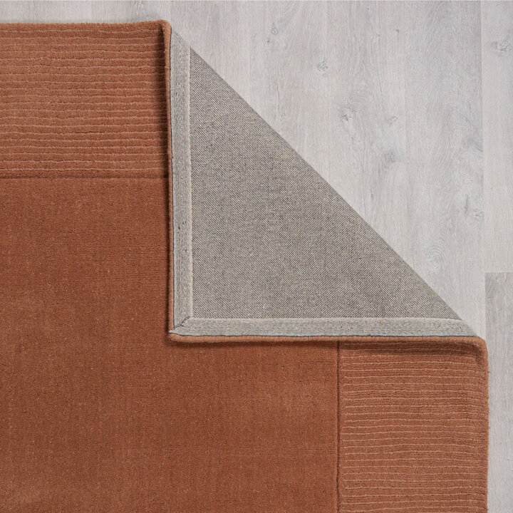 Einfarbiger Teppich - Tuscano Orange  - 4