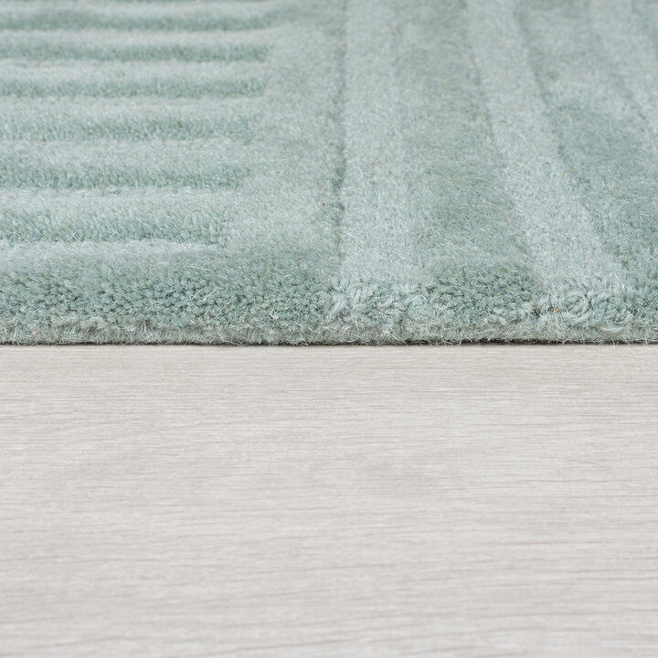 Moderner Teppich - Solacio Zen Blau Grün - 2