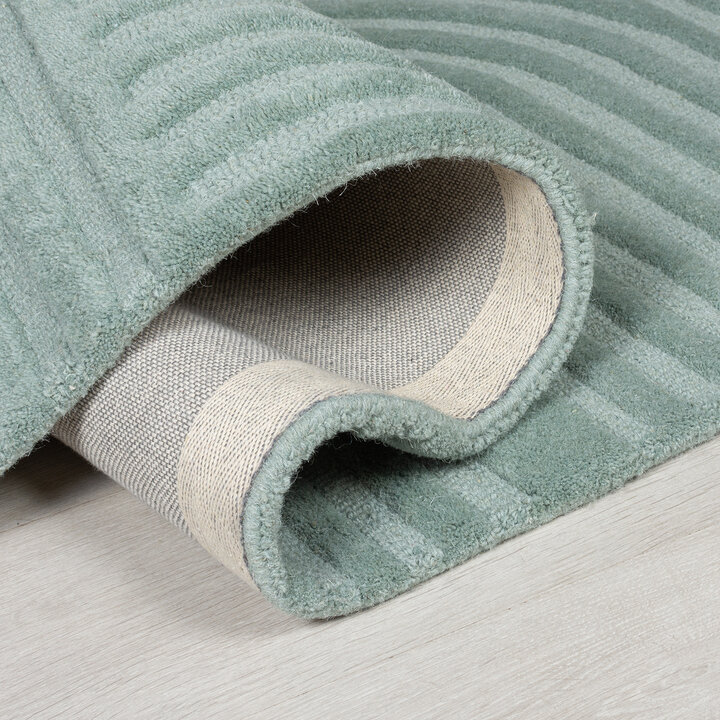 Moderner Teppich - Solacio Zen Blau Grün - 4