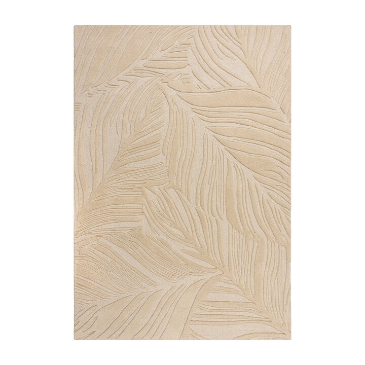Moderner Teppich - Solacio Leaves Beige - 1