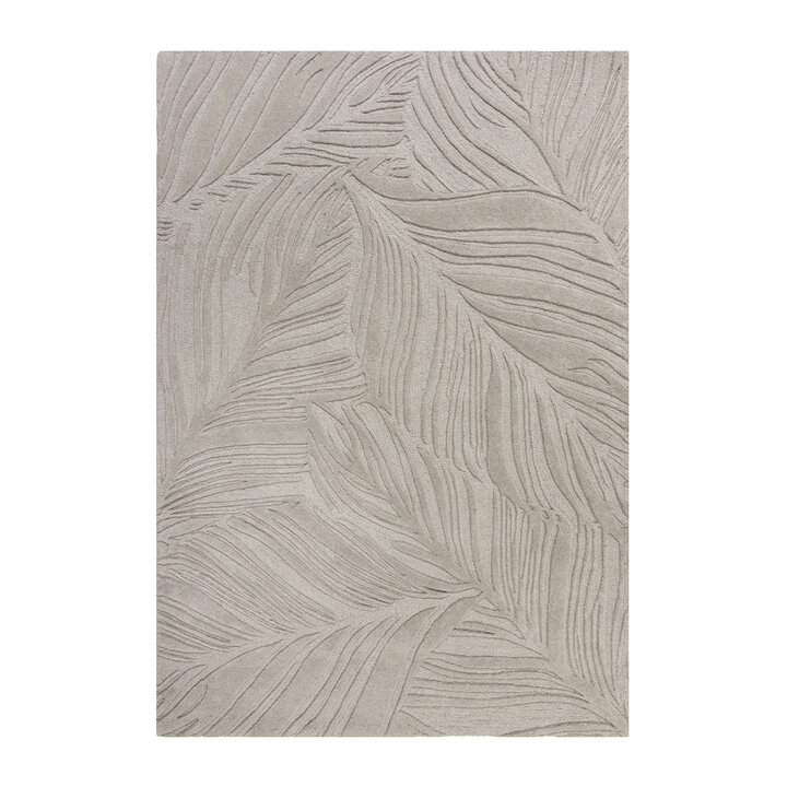 Moderner Teppich - Solacio Leaves Grau - 1