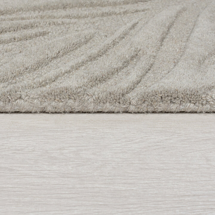 Moderner Teppich - Solacio Leaves Grau - 2