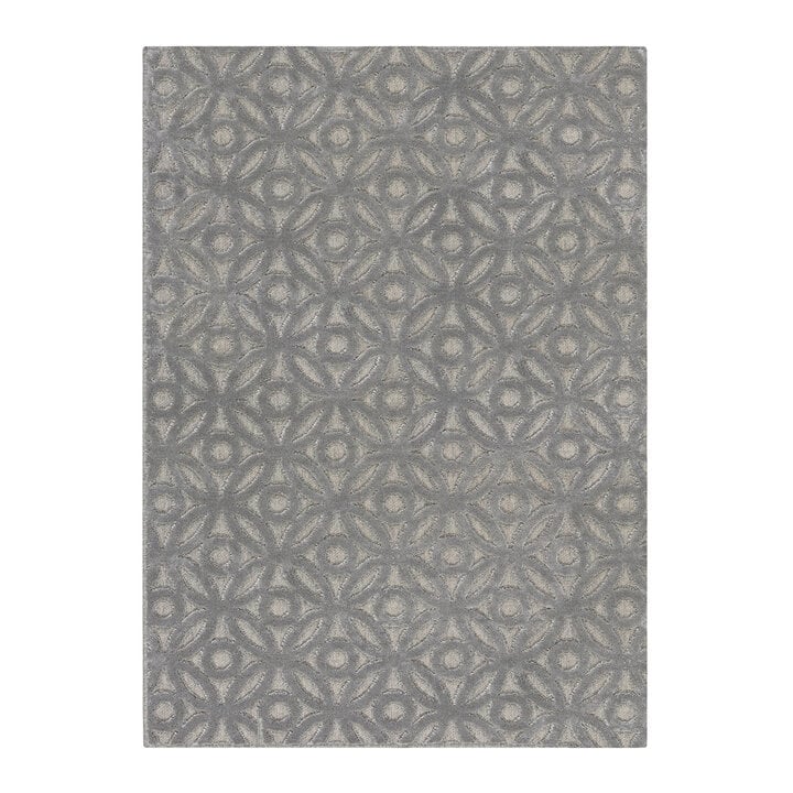 Abstrakter Teppich - Patno Clarissa Silber - 1