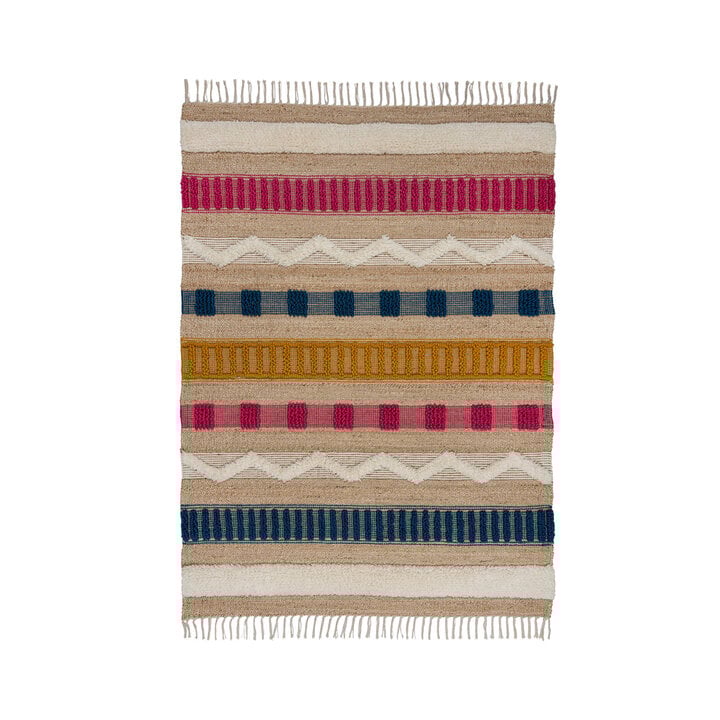 Jute Teppich - Jubio Medina Bunt - 1