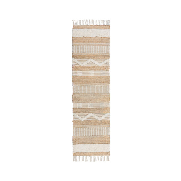 Jute Läufer - Jubio Medina Natur Creme - 1