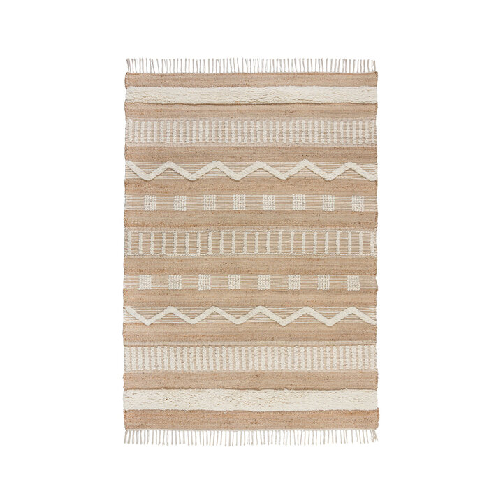 Jute Teppich -  Jubio Medina Natur Creme - 1