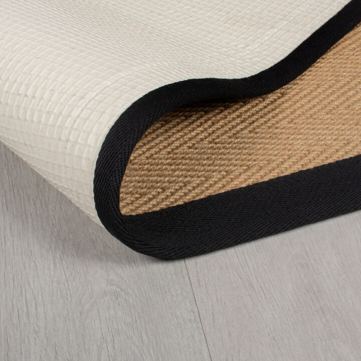 Jute Läufer - Herro Natur Schwarz - 4