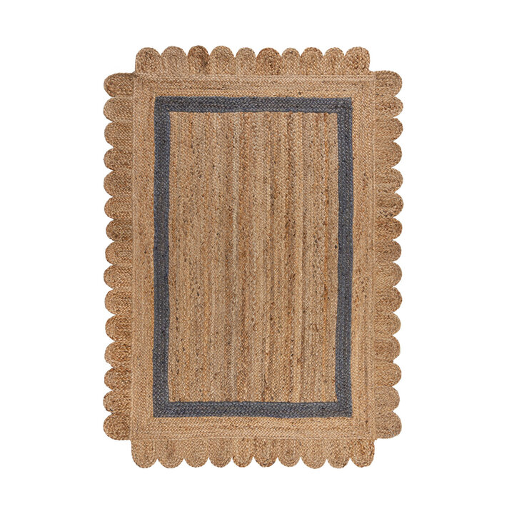 Jute Teppich - Grazo Natur Grau - 1
