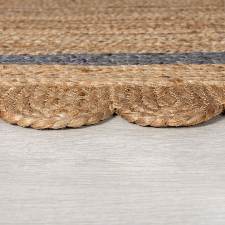 Jute Teppich - Grazo Natur Grau - 3