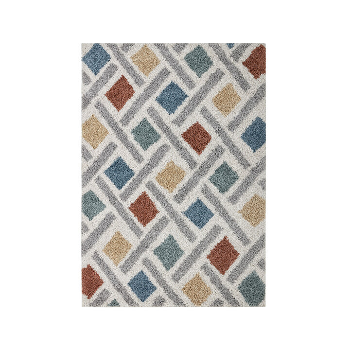 Hochflor Teppich - Alano Sketch Bunt - 1