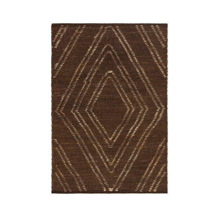 Jute Teppich - Deso Trey Braun - 1
