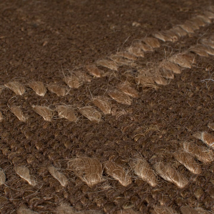 Jute Teppich - Deso Trey Braun - 2