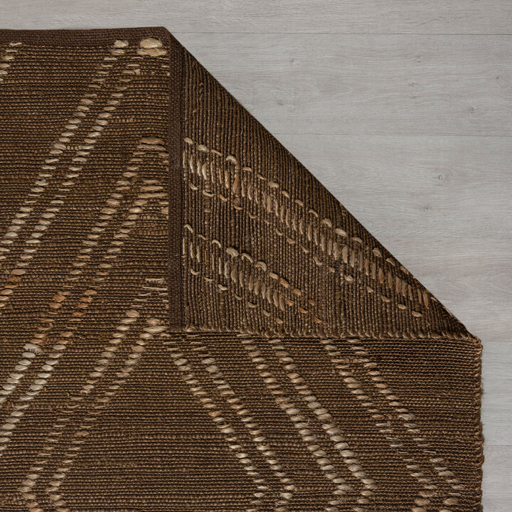 Jute Teppich - Deso Trey Braun - 4