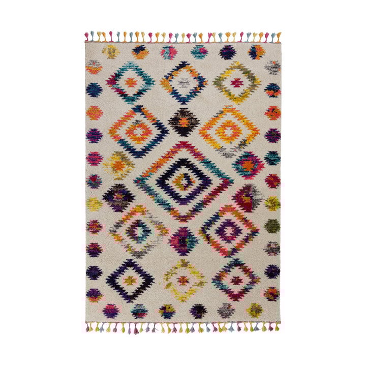 Farbenfroher Teppich - Monero Bohemia Bunt - 1