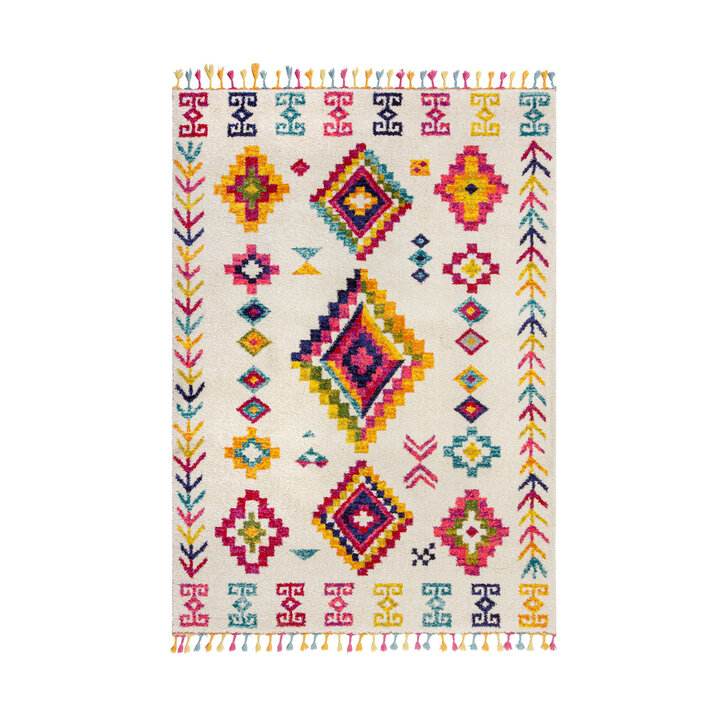 Farbenfroher Teppich - Monero Coyote Bunt - 1