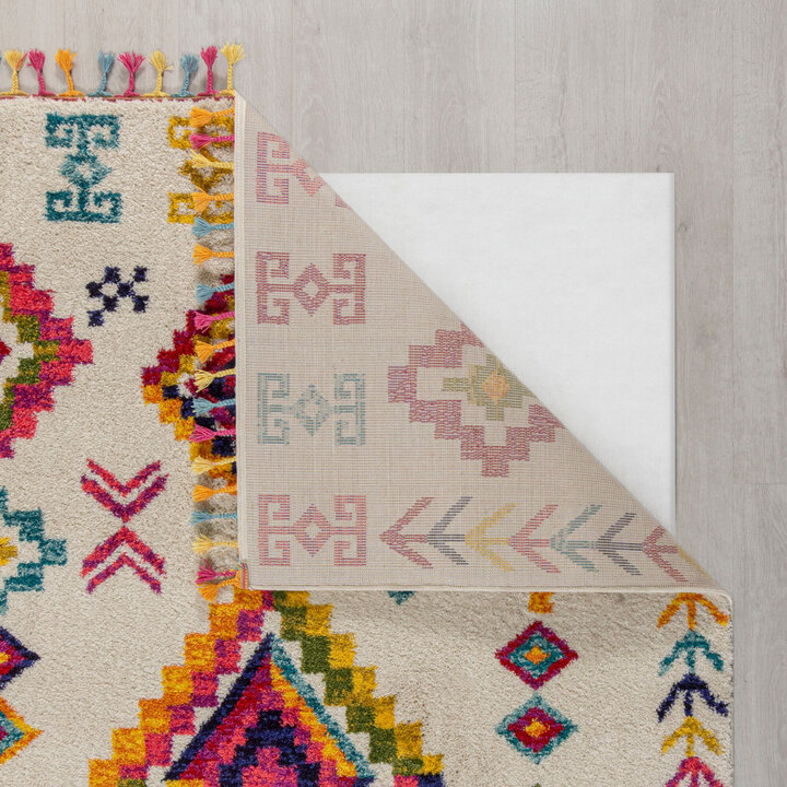 Farbenfroher Teppich - Monero Coyote Bunt - 4