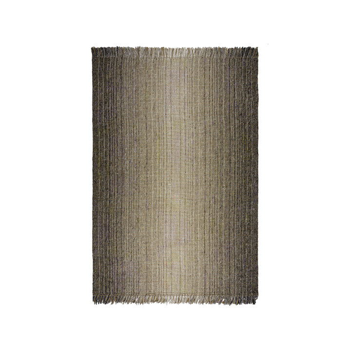 Jute Teppich  - Motto Ombre Grau  - 1