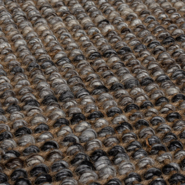 Jute Teppich  - Motto Ombre Grau  - 2