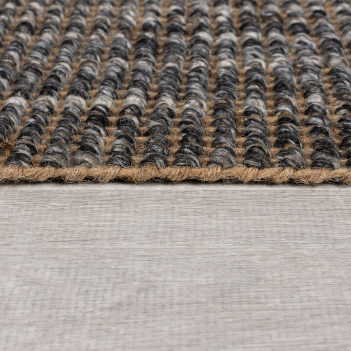 Jute Läufer - Motto Ombre Grau - 3