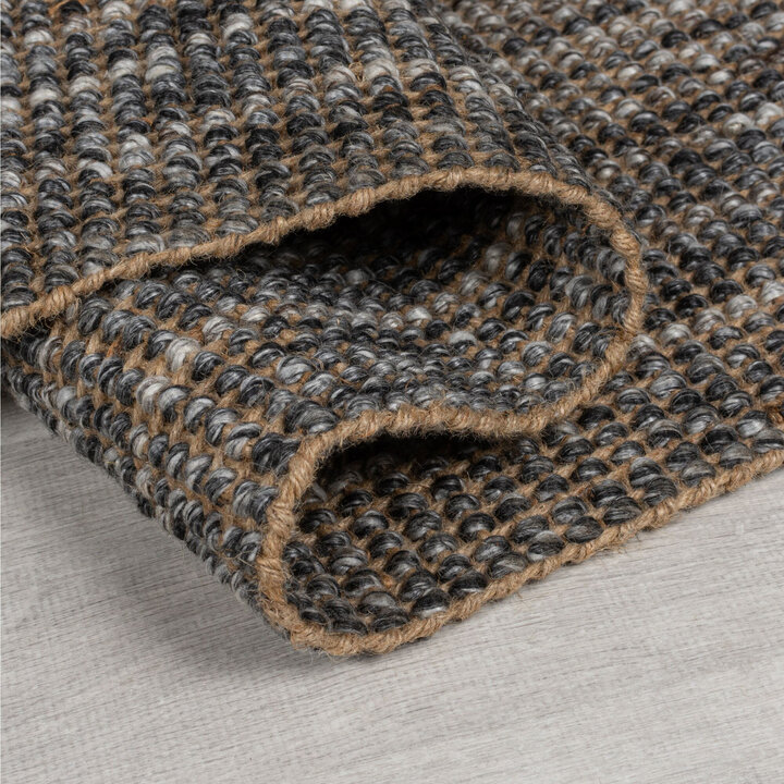 Jute Läufer - Motto Ombre Grau - 4