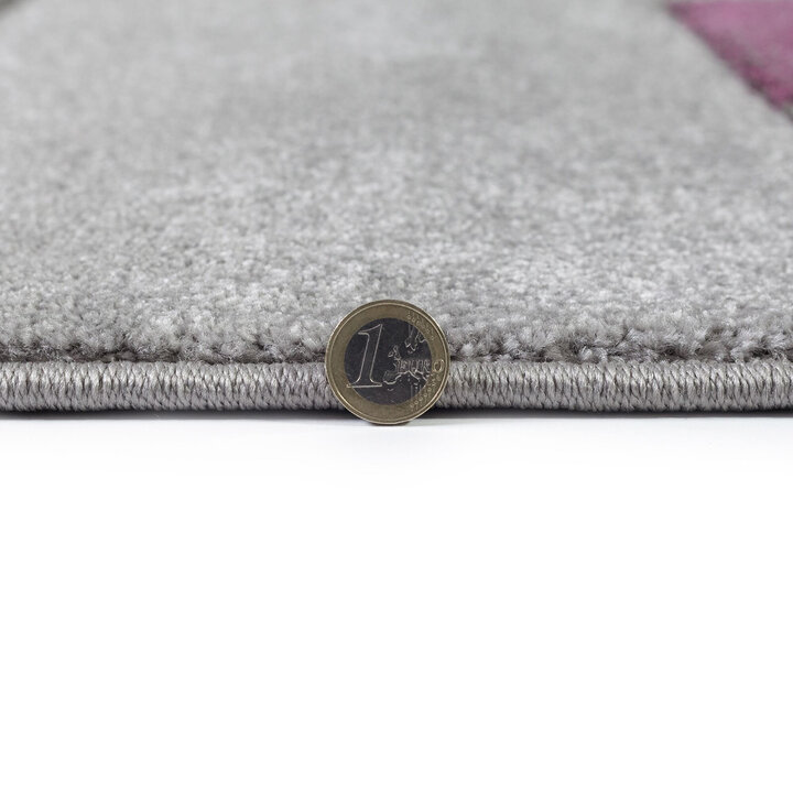 Moderner Teppich - Hando Cosmos Lila Grau  - 3
