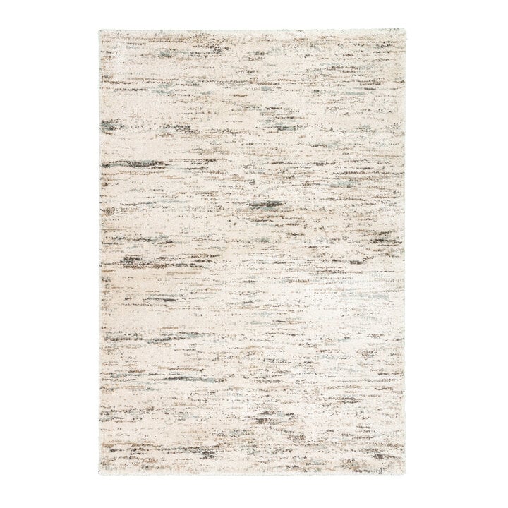 Hochflor Teppich - Blend Creme Blau - 1