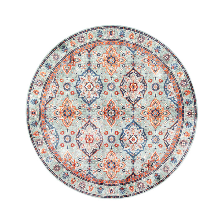 Teppich Vintage Rund - Imagine Oriental Grün - 1