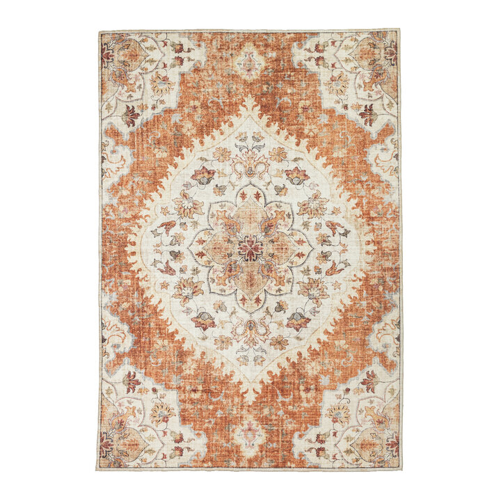 Vintage Gartenteppich - Santo Mandala Terrakotta - 1