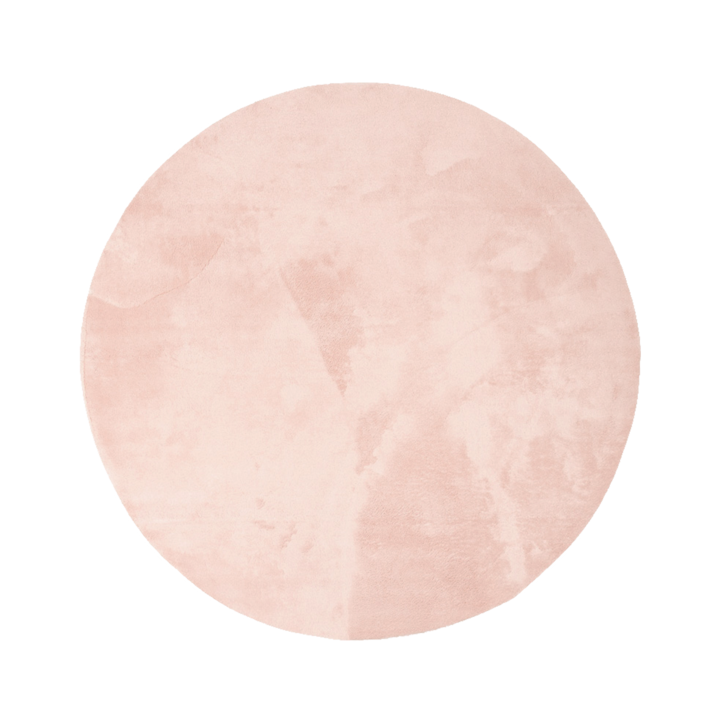 Waschbarer Teppich Rund - Vivid Rosa - 1