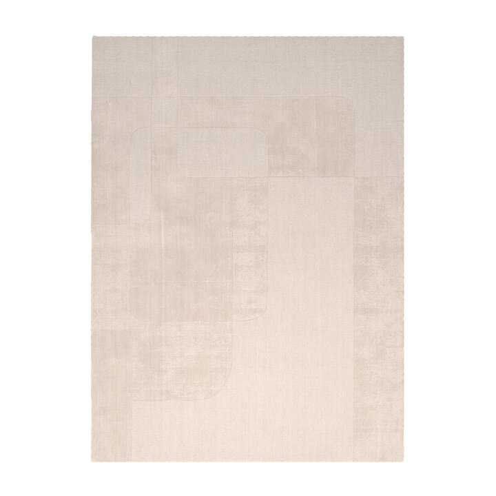 Wollteppich - Giselle Abstrakt Creme - 1