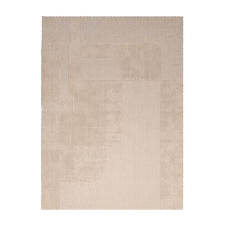 Wollteppich - Giselle Abstrakt Beige - 1
