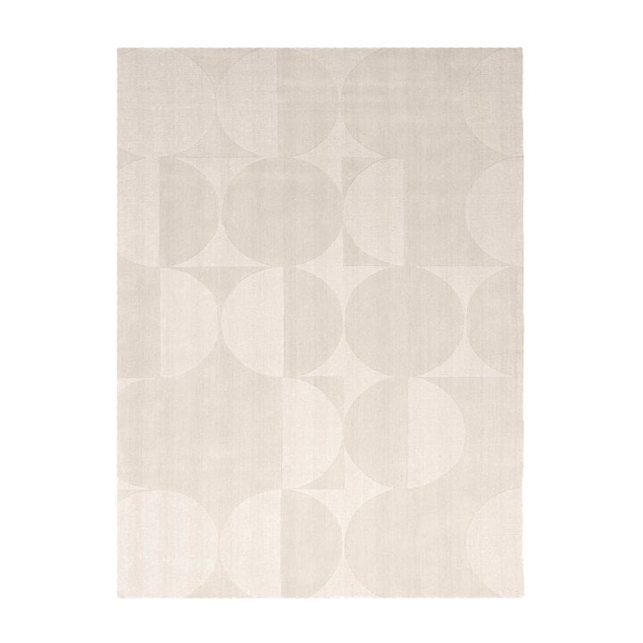 Wollteppich - Giselle Circles Creme - 1