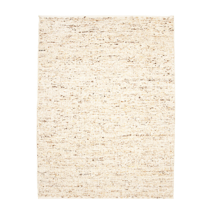 Wollteppich - Nero Beige Meliert - 1